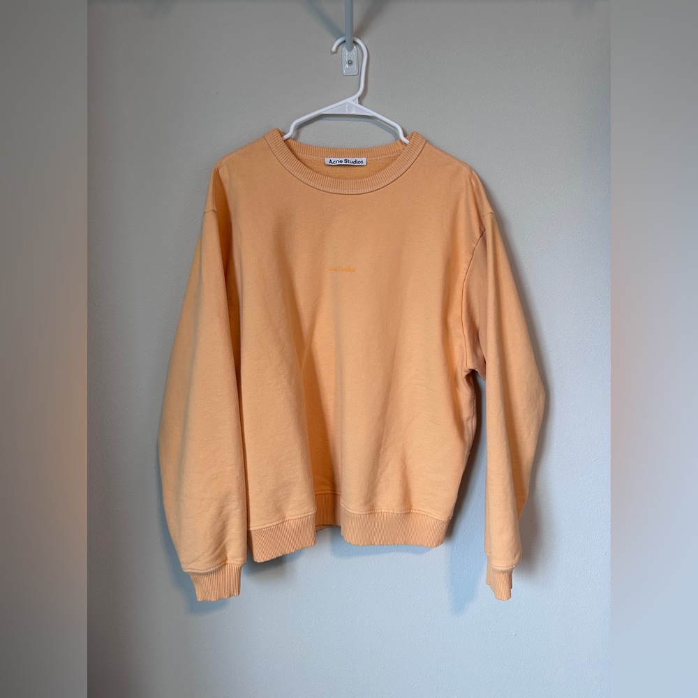 Acne Studio Logo cotton jersey sweatshirt